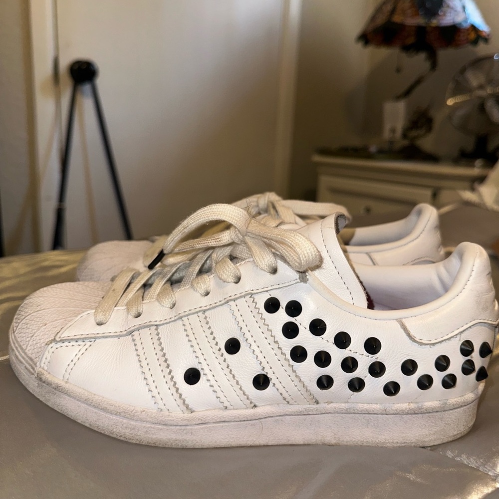 Adidas White and Black Sneakers